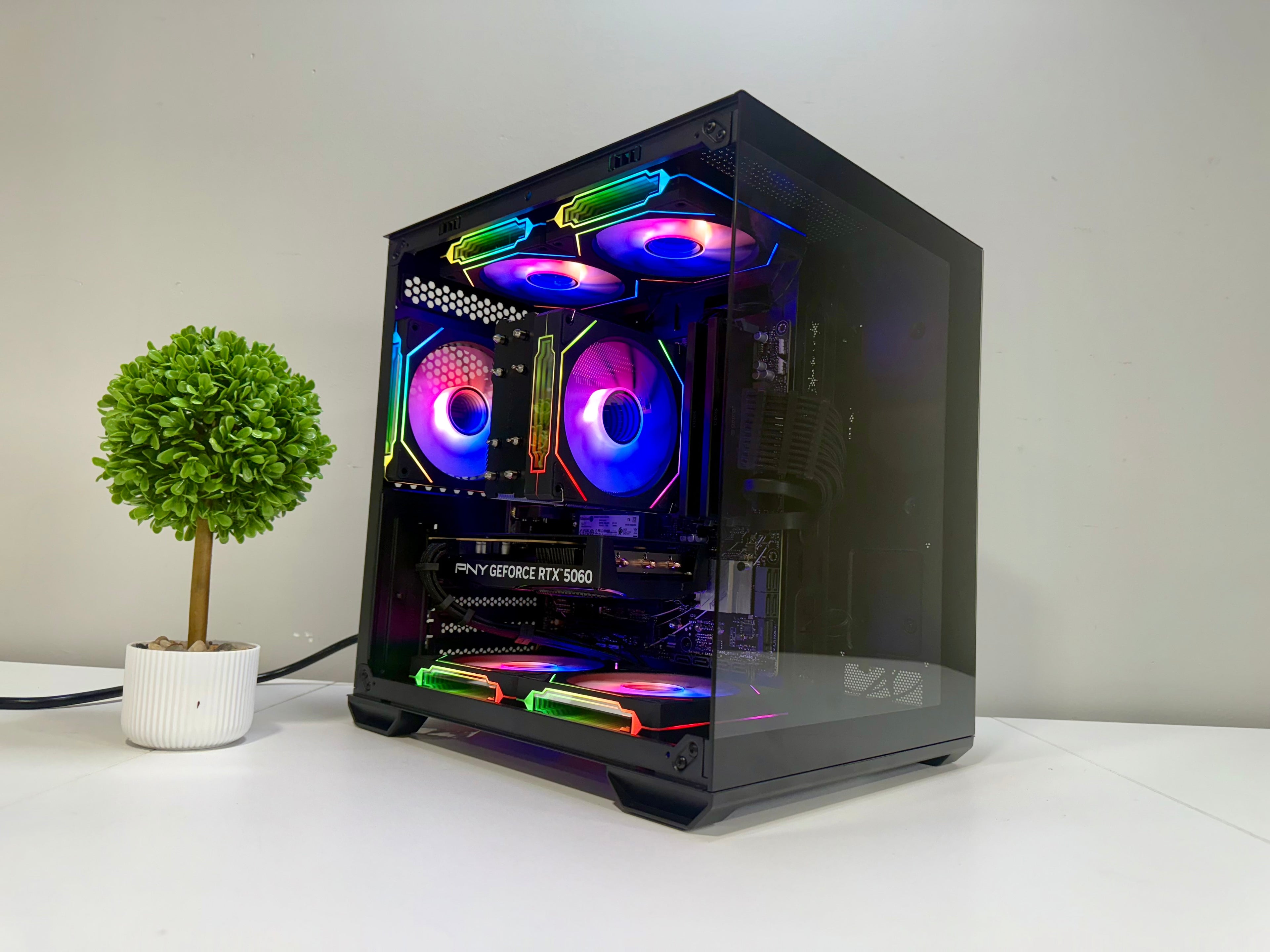 RTX 5060 | Ryzen 5 9600x | 32GB DDR5 | 1TB SSD | 800W Gold PSU | ARGB Fans | Windows 11